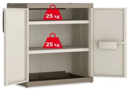 Dulap din plastic EXCELLENCE LOW XL - 93 x 89 x 54 cm