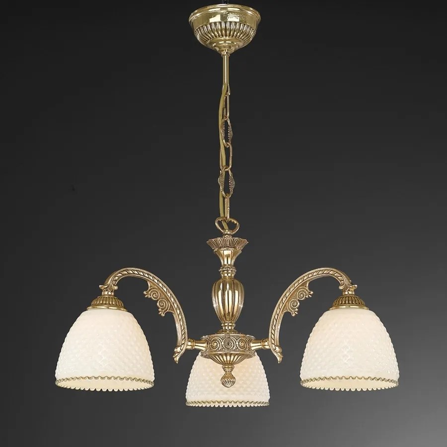 Candelabru din alama 3 brate design italian 7105