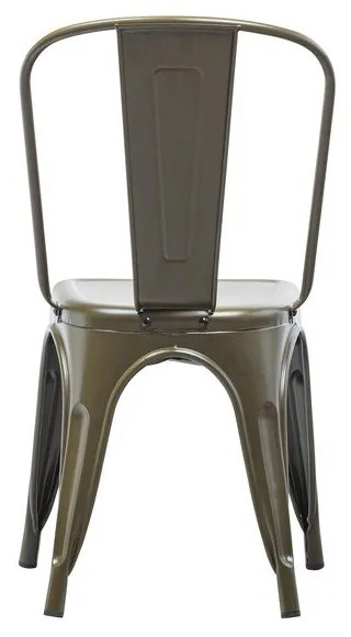 Scaune de dining verde din metal 2 buc Afternoon – vtwonen