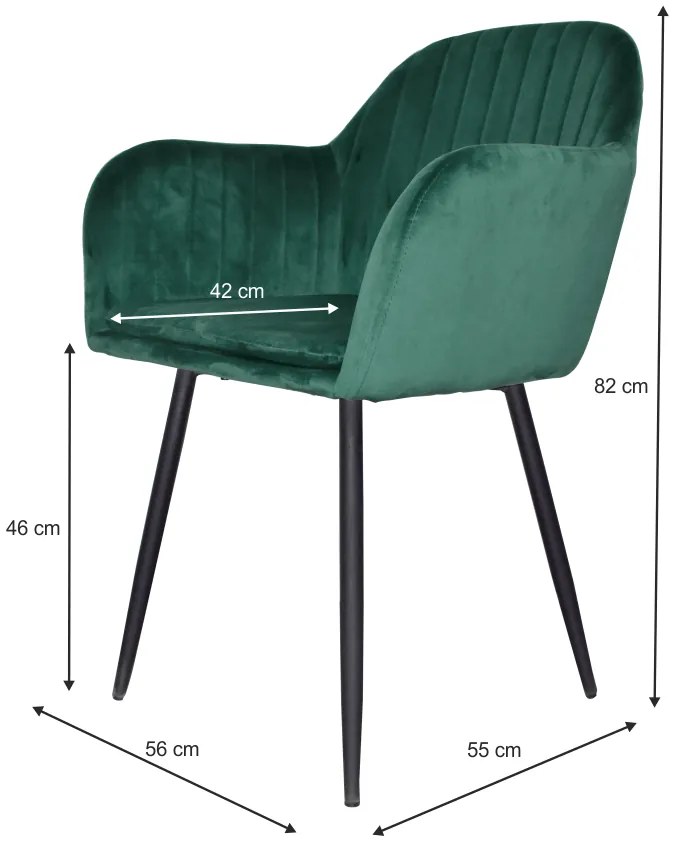 Fotoliu Zirky (Smaragd). 1016314