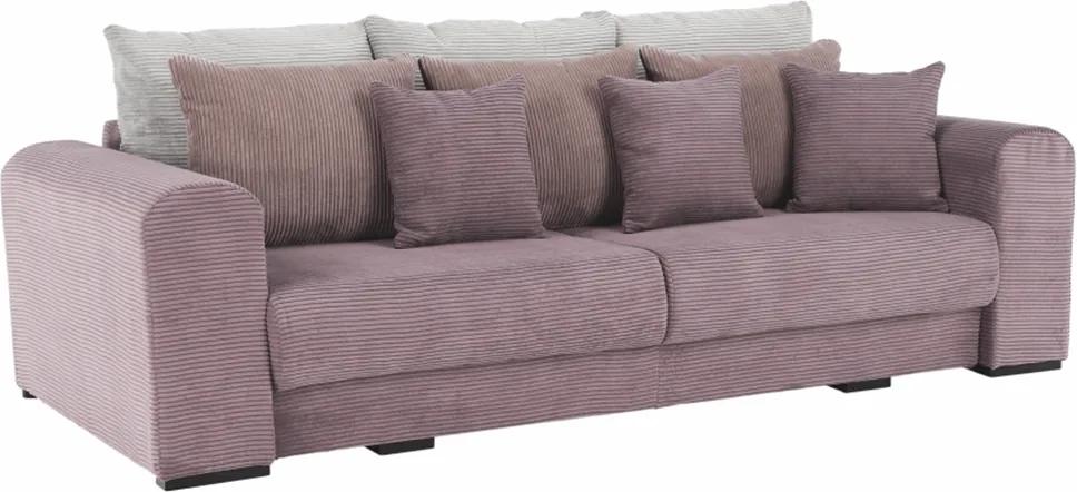 Canapea foarte spaţioasă, violet, roz învechit, bej, GILEN BIG SOFA
