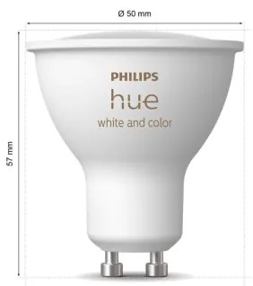 SET 3x bec LED RGBW dimabil Philips Hue WACA GU10/4,2W/230V 2000-6500K