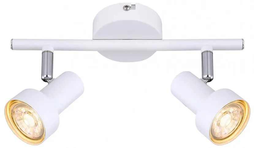 Aplica cu 2 spoturi design industrial Konrad alb 5355 RX