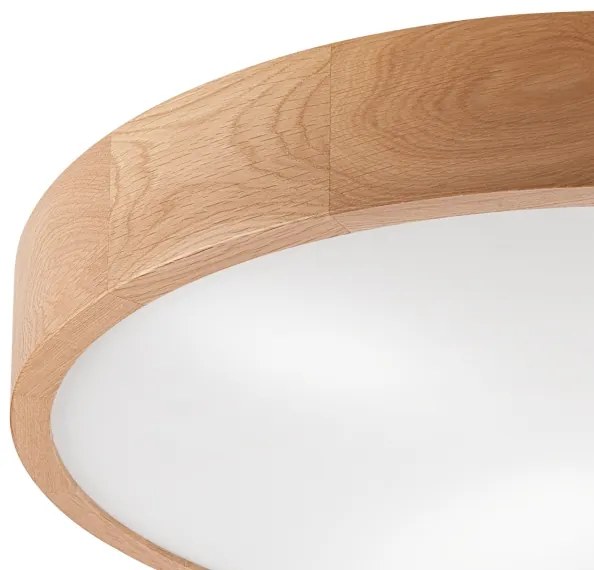 Plafonieră EVELINA 4xE27/60W/230V stejar