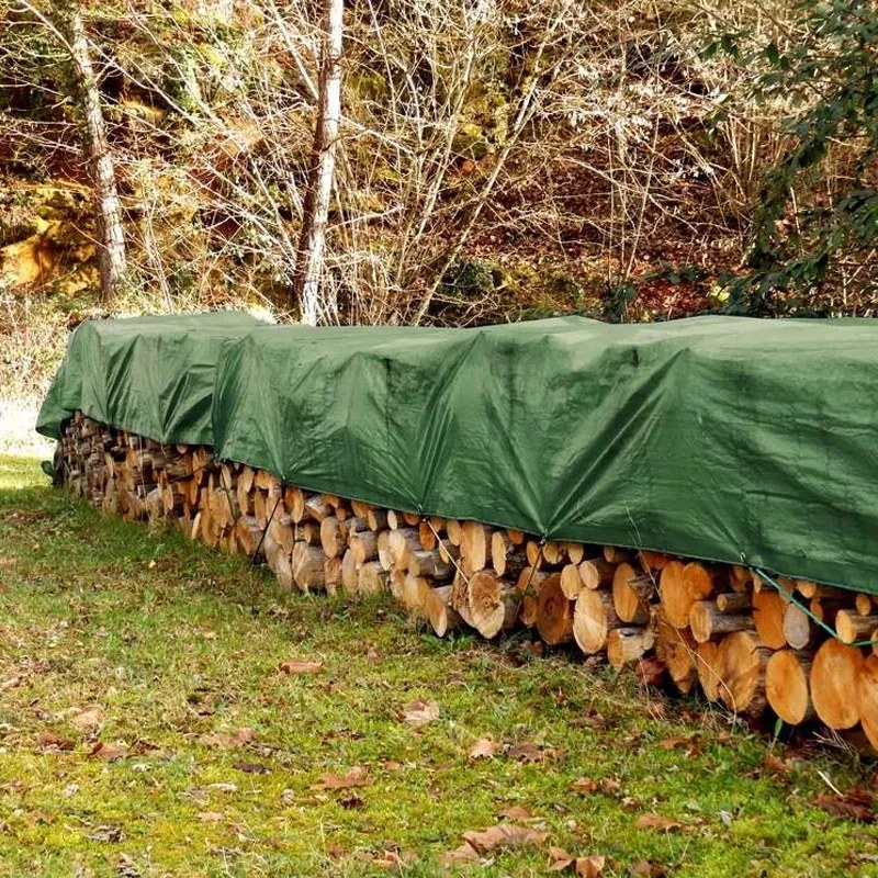 Prelată verde-argintie rezistentă la îngheţ 6m x 10m