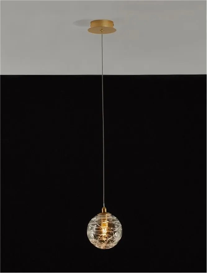 Pendul modern design decorativ COEN auriu D-12cm