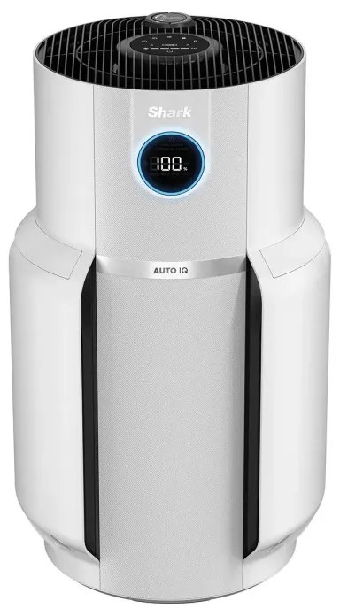 Purificator de aer Shark NeverChange Max HP300EU, Pana la 130 m², 54W, 5 viteze, Nu se schimbă filtrul până la 5 ani, Afișaj LED, Alb