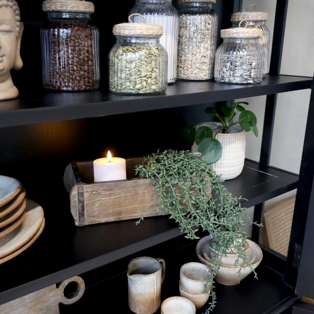 Cutie decorativă din lemn reciclat, Grimaud – piesă unicat