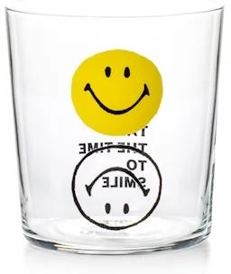 Set 6 pahare Smiley,sticla transparenta, 350 ml
