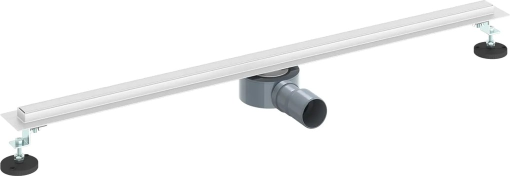 vidaXL Scurgere de duș la 360° cu model subțire Argintiu 90 cm