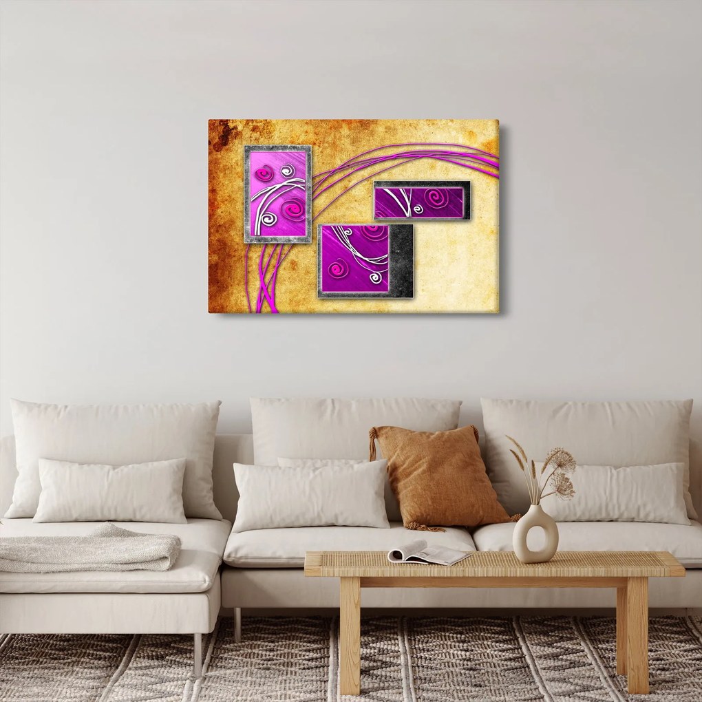 Tablou abstracție (90x60 cm)