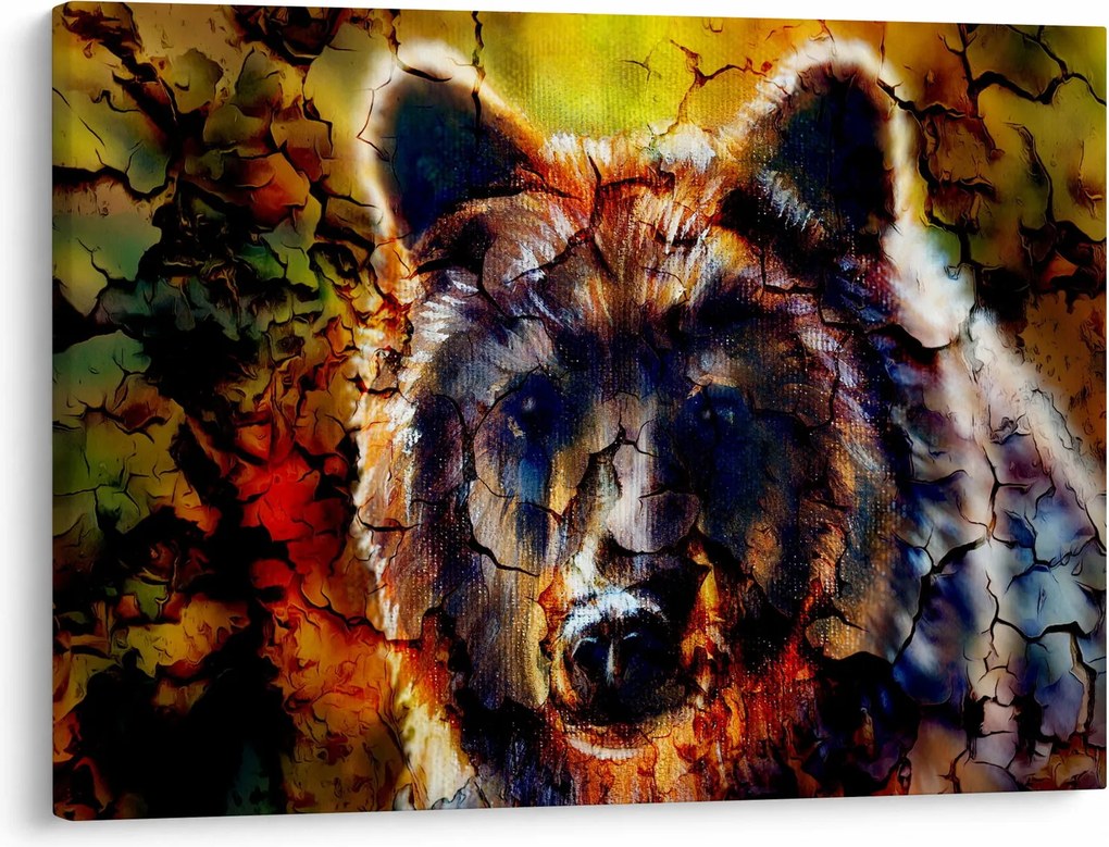 Tablou - Urs,pictură (70x50 cm)