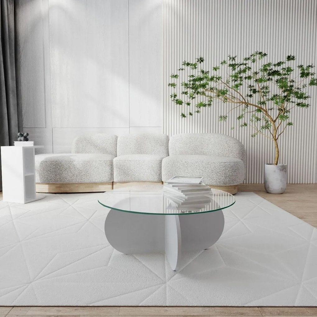 Măsuță de conferință Bubble White
