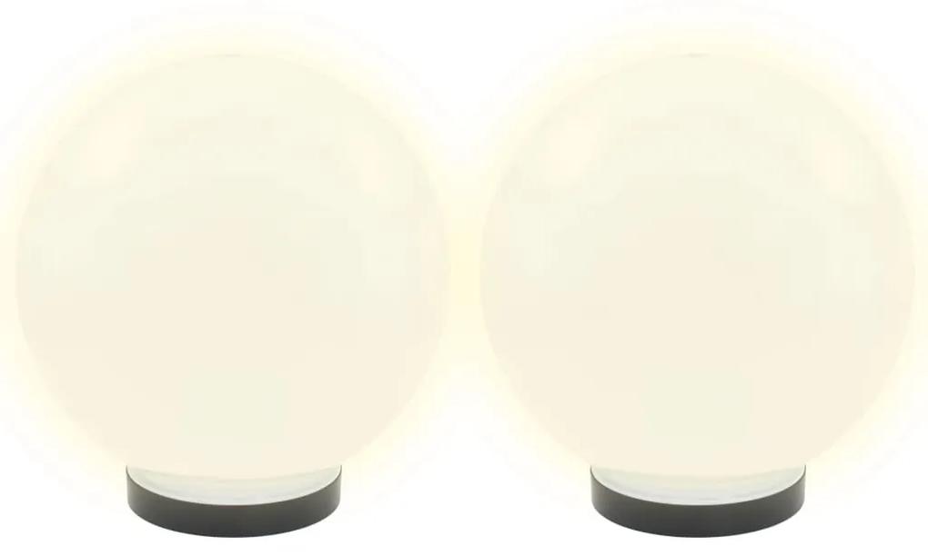 Lampi glob cu LED, 4 buc., 25 cm, PMMA, sferic 4, 25 cm, 1
