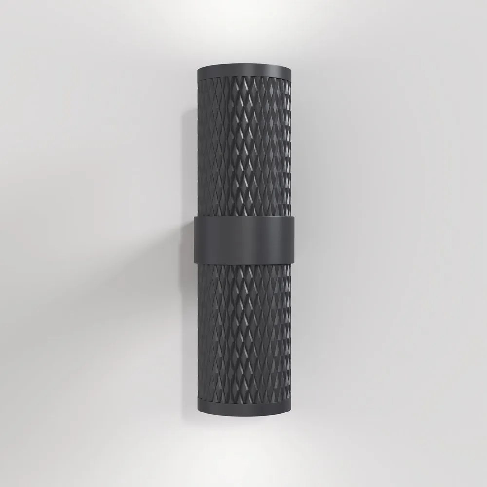 Aplica de perete design tehnic Focus negru