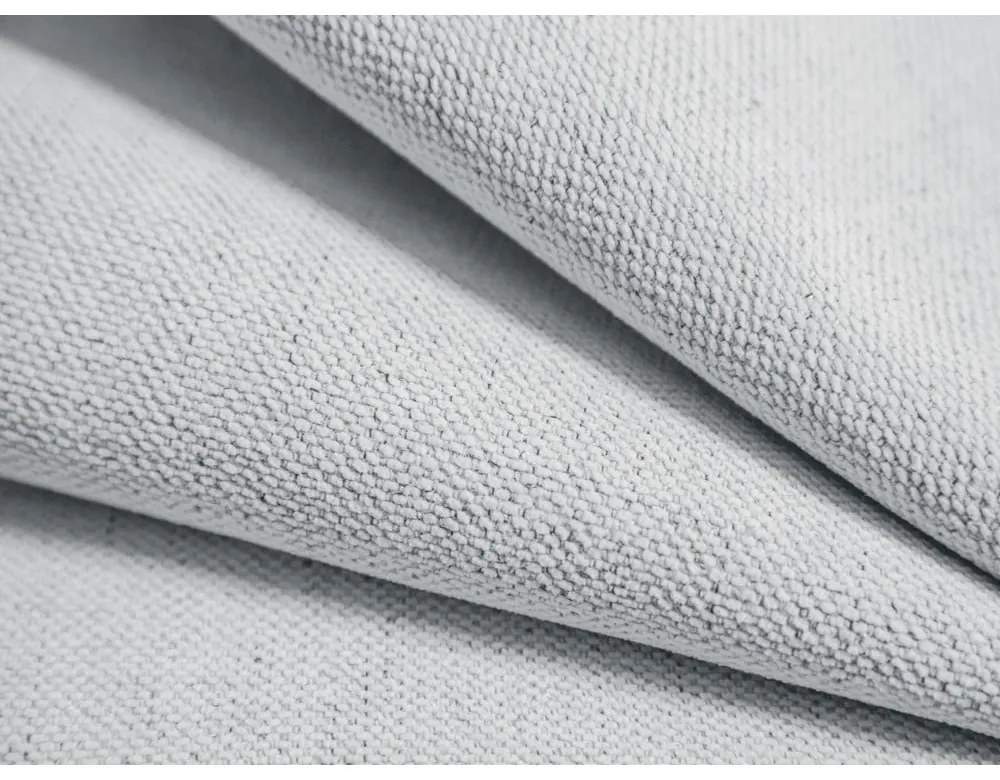 Pat matrimonial gri deschis tapițat cu spațiu de depozitare/fără tăblie cu somieră 200x200 cm Susan – Micadoni