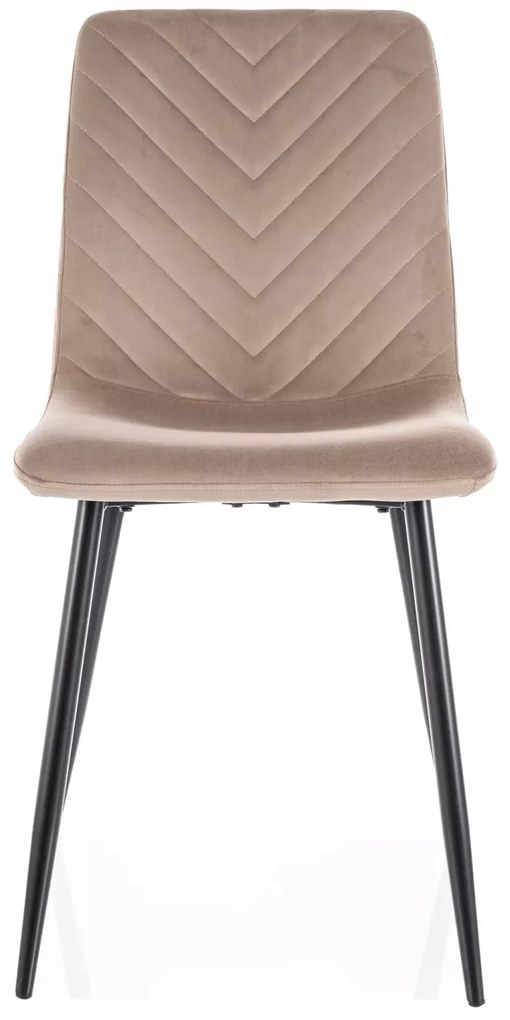Scaun de masă DAREN VELVET bej