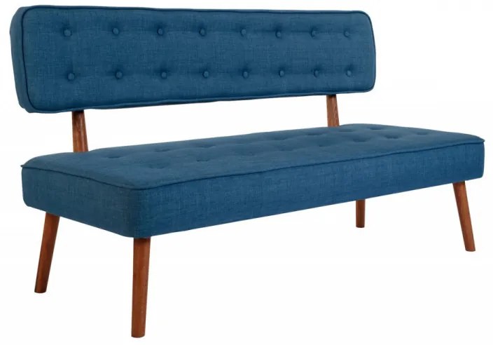 Canapea 2 Locuri, Lemn Solid, Westwood Loveseat, Albastru Cobalt