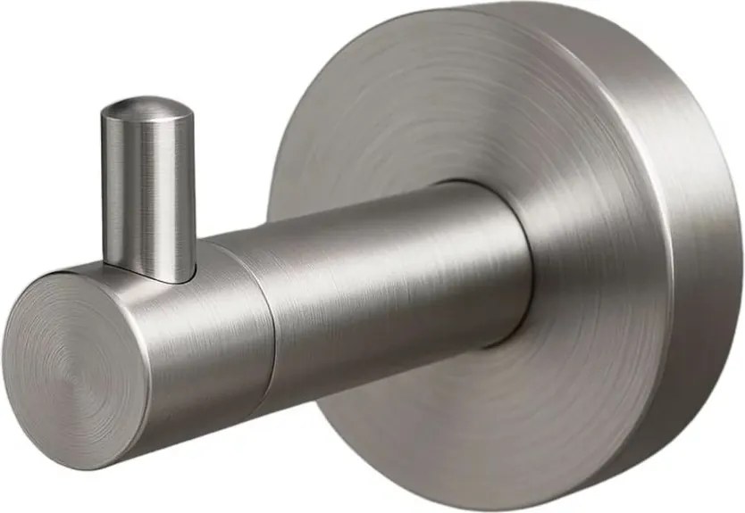 Cuier simplu Balneo Qube inox periat