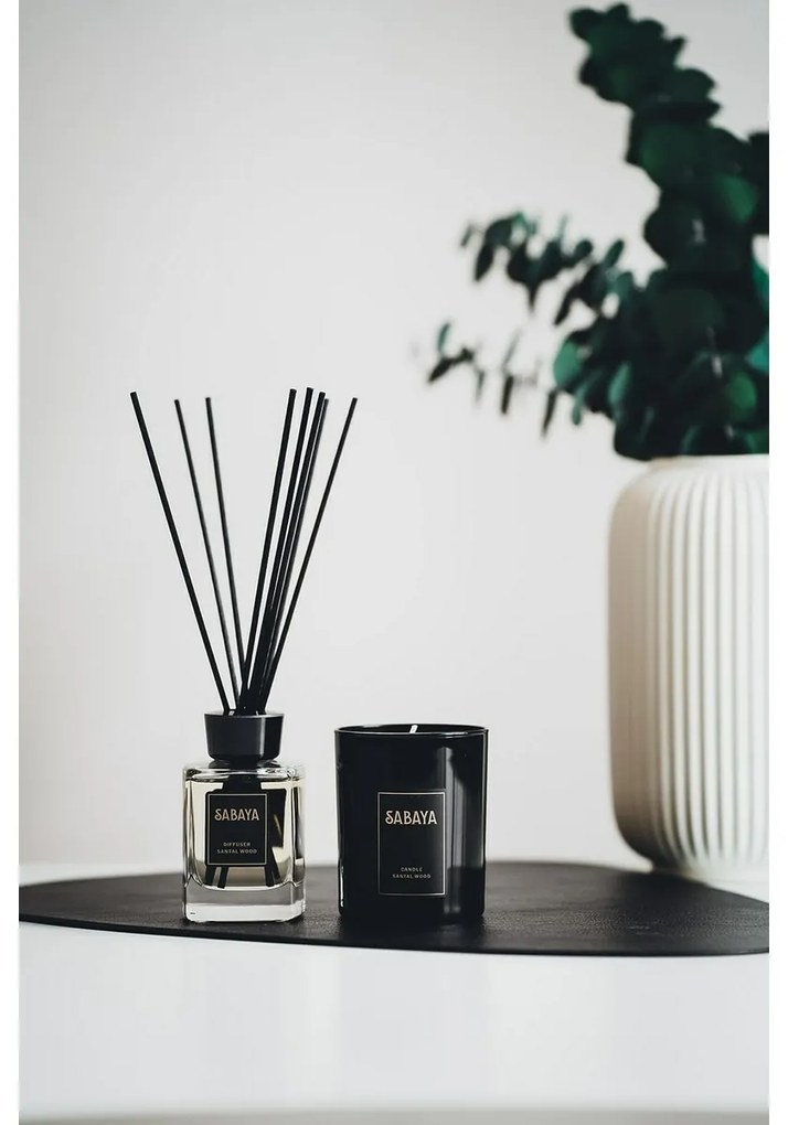 Sabaya Lumânare de soia lemn de santal, 175 g