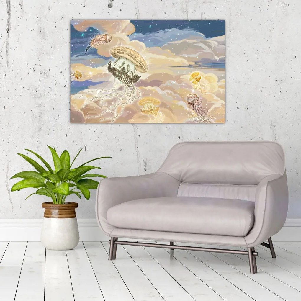 Tablou - Meduză Cerească (90x60 cm)