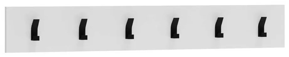 Panou pe perete cu cârlige Walker 100 cm, alb