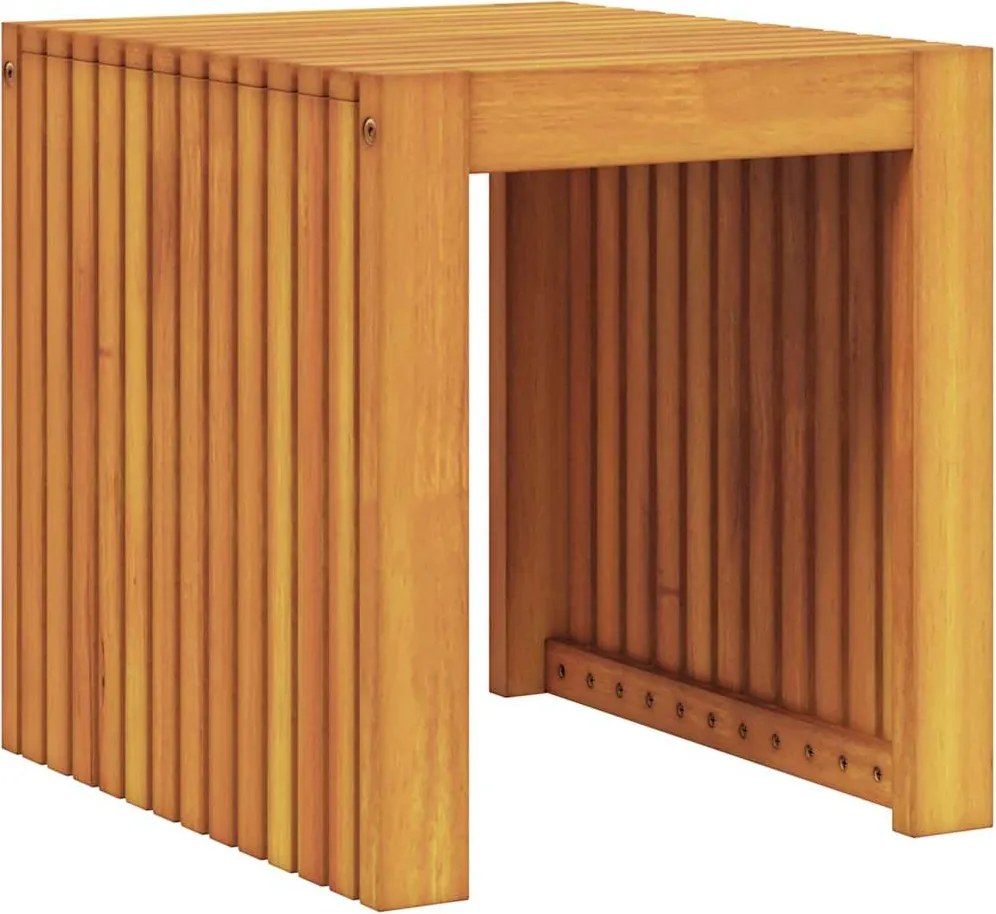 vidaXL Masă laterală Ulei Natural 43 x 36 x 40 cm Lemn solid de tec