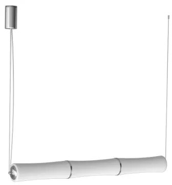 Immax NEO 07103L - Lustr LED BAMBOOS 45W/230V 135 cm, stmívatelný, Tuya+DO