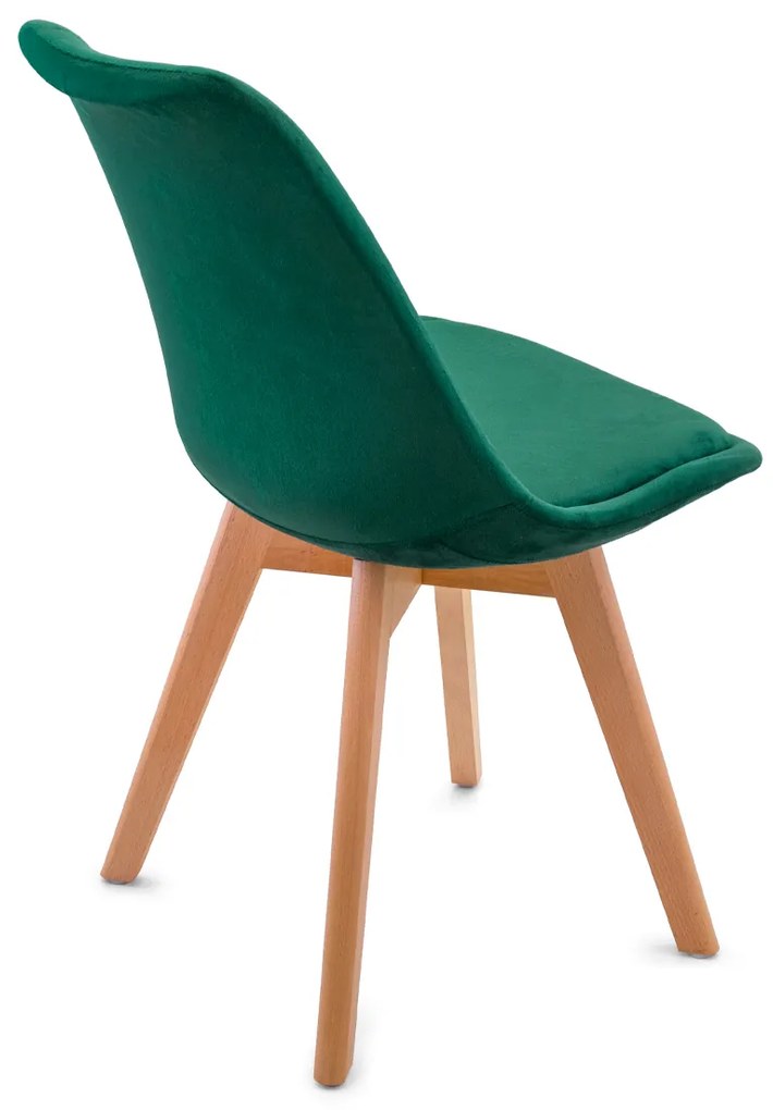 Scaune de sufragerie 4buc stil scandinav Green Glamor