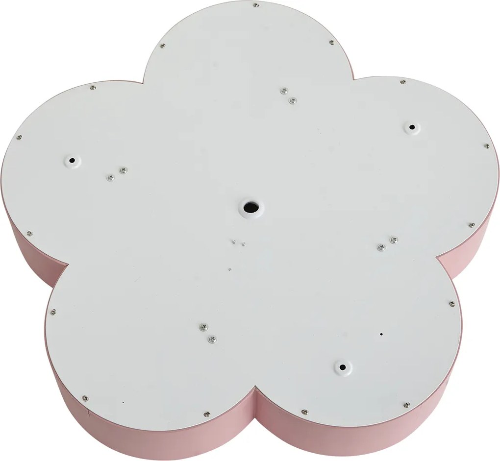 Plafonieră pentru copii roz și alb - Lucille