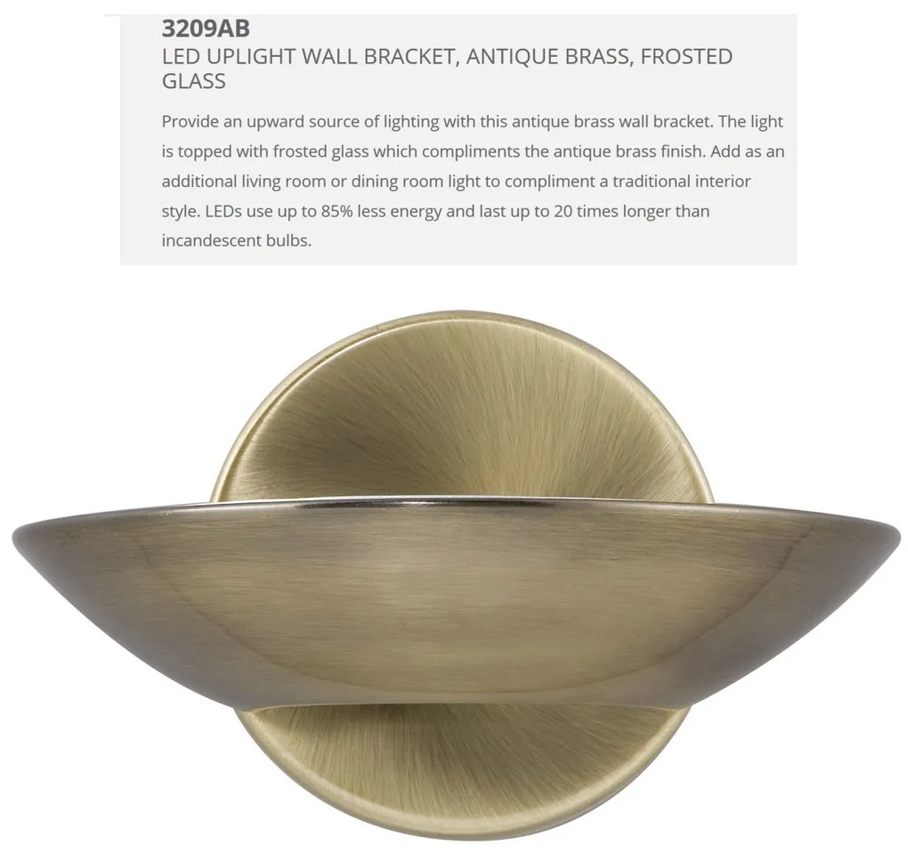 Aplica LED moderna design ambiental Wall alama antic 3209AB SRT