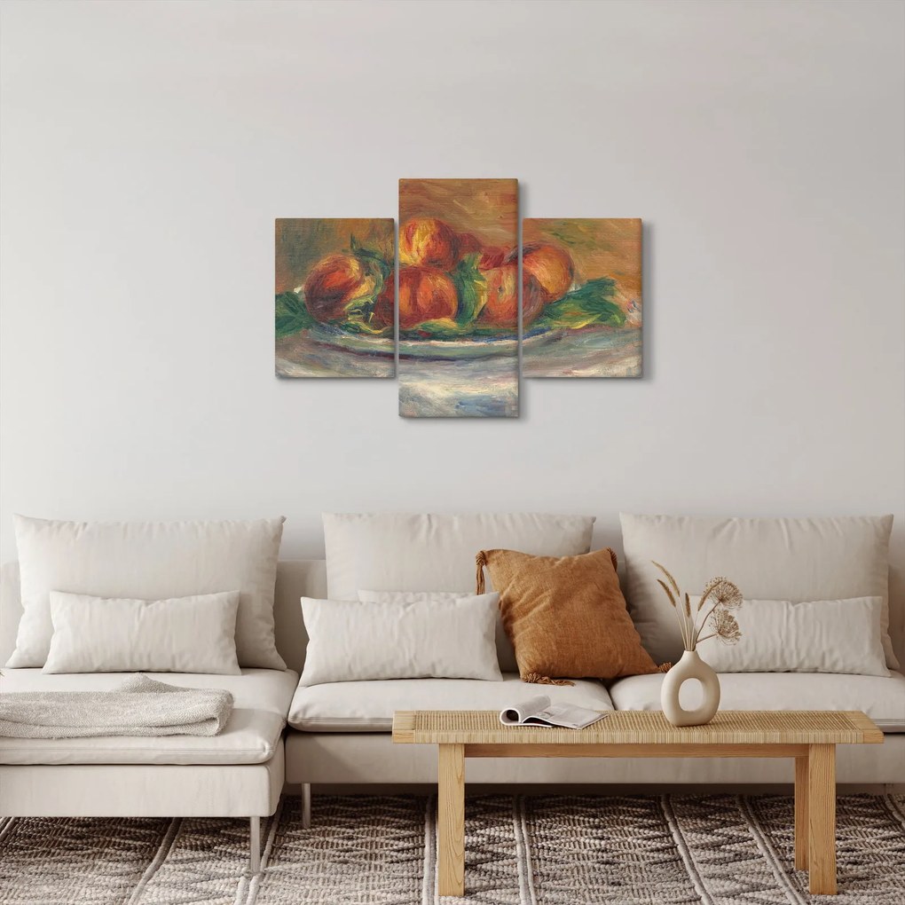Tablou - Auguste Renoir, Peaches on a Plate, reproducere (90x60 cm)