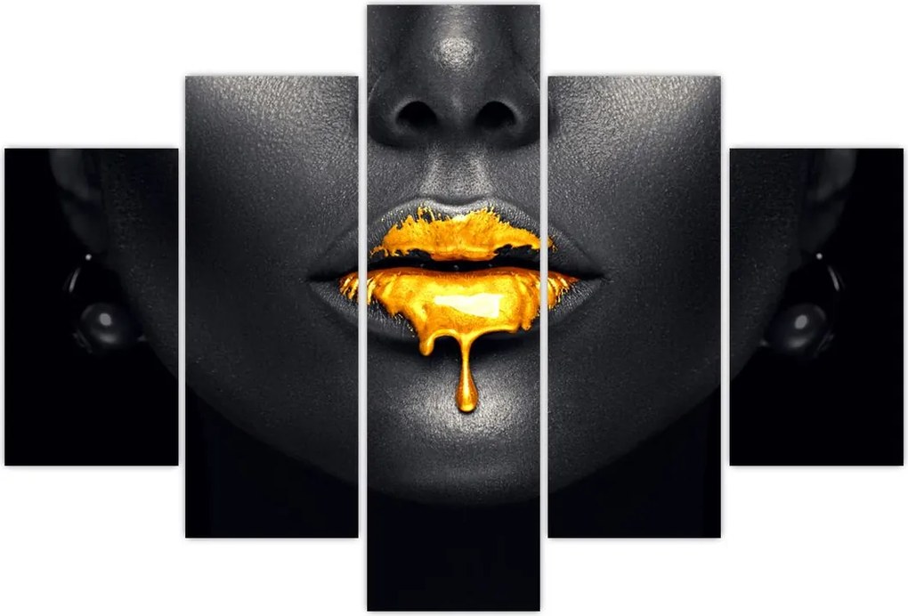 Tablou - Buzele femeii (150x105 cm)