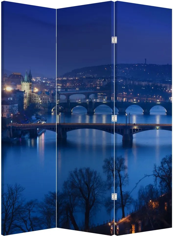 Paravan - Podurile din Praga (126x170 cm)