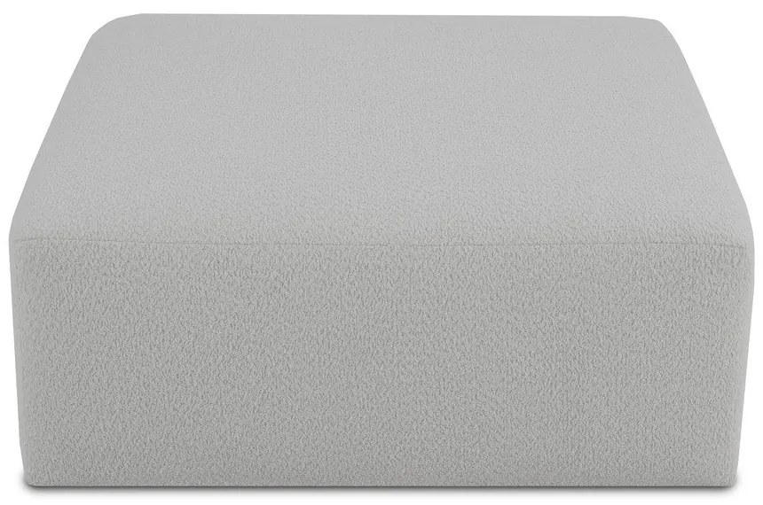 Modul pentru canapea alb cu tapițerie din stofă bouclé Roxy – Scandic