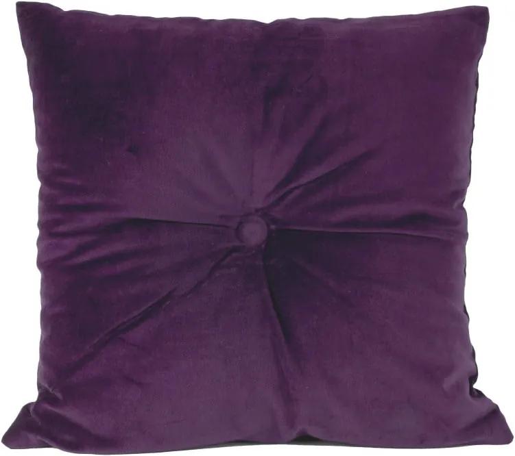 Pernă din bumbac PT LIVING, 45 x 45 cm, violet