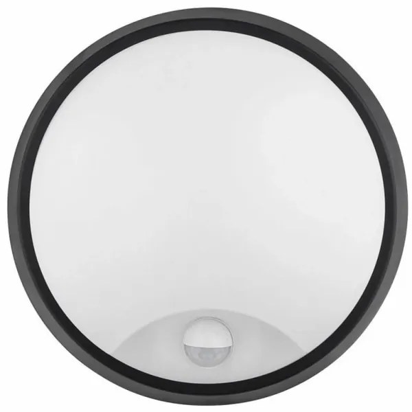 Aplică LED de exterior cu senzor LED/12W/230V IP65 negru