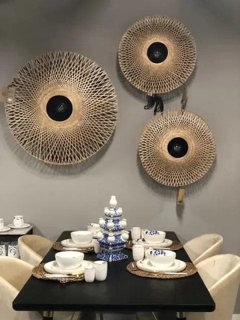 Aplica din bambus KALIMANTAN Large, 87cm