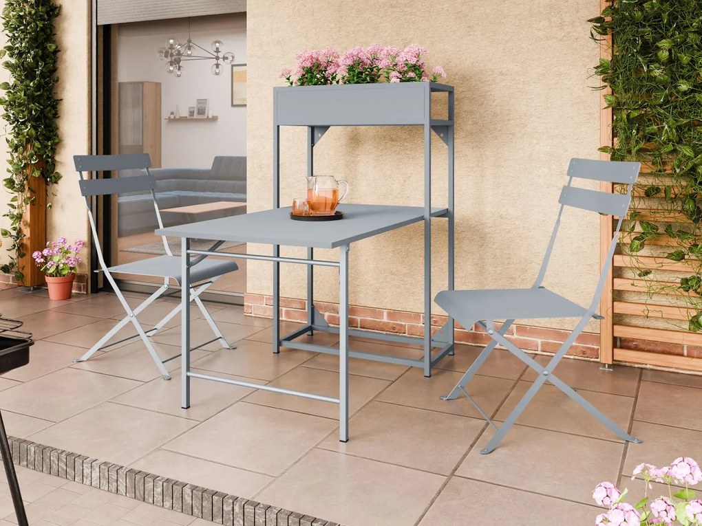 Set de grădină Naveran (Gri) (pentru 2 persoane). 1106308