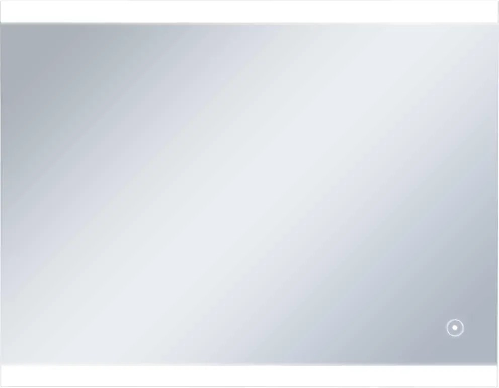 vidaXL Oglindă cu LED de perete de baie, cu senzor tactil, 80 x 60 cm