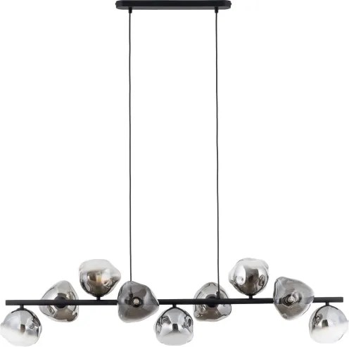 Brilagi - Lustru pe cablu VULCANO 9xG9/8W/230V negru/negru fumuriu