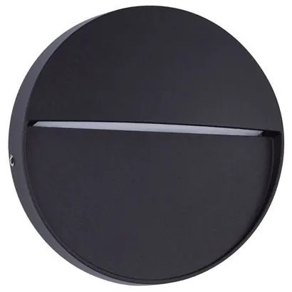 Spot LED aplicat iluminat exterior ambiental IP54 TOBY D-11cm negru