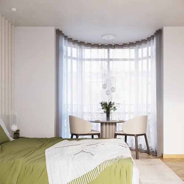 Lustră pe cablu Sollux SL.1331 BRINA 1xG9/8W/230V alb