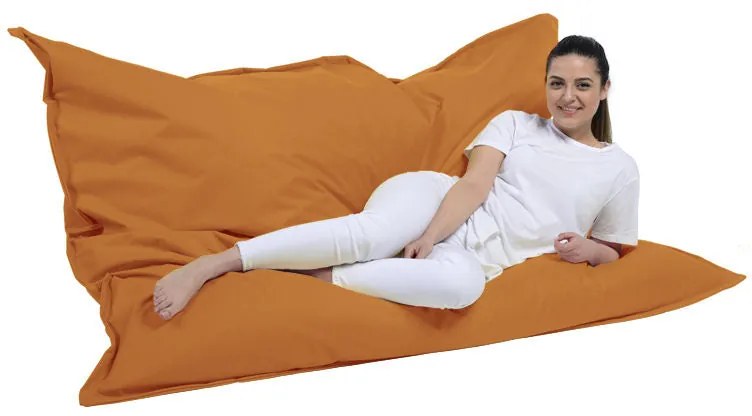 Fotoliu puf pentru grădină Giant Cushion 140x180 - Orange