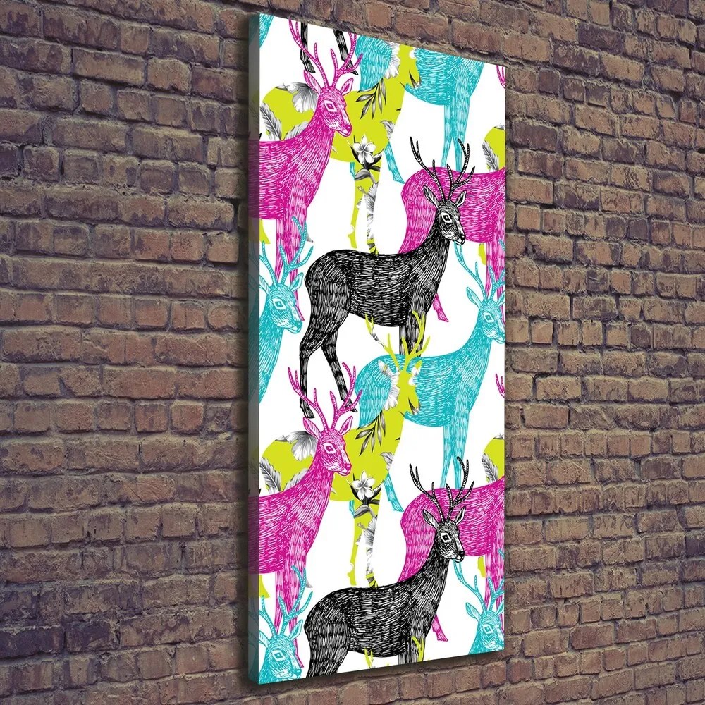 Tablou canvas Cerb colorat