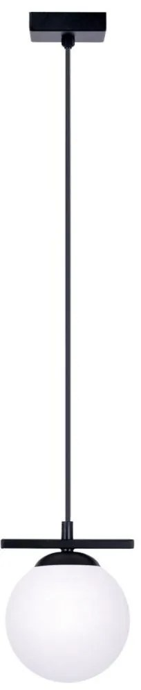 Pendul, Lustra Suspendata Moderna, Negru, 1xE14, GLOBE
