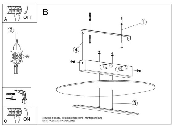 Plafonieră SALIA 2xG9/40W/230V Sollux SL.1005
