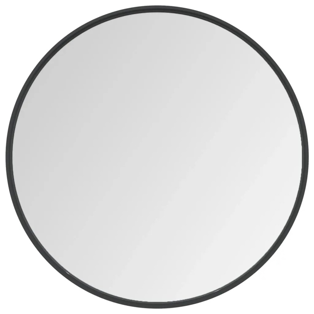 322295 vidaXL Oglindă de perete, negru, 60 cm