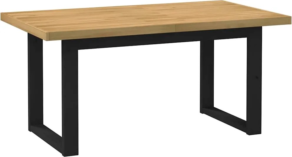 vidaXL Masă de sufragerie NOAIN picioare în formă X lemn masiv de pin