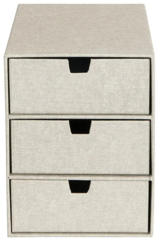 Cutie cu 3 sertare Bigso Box of Sweden Ingrid, bej